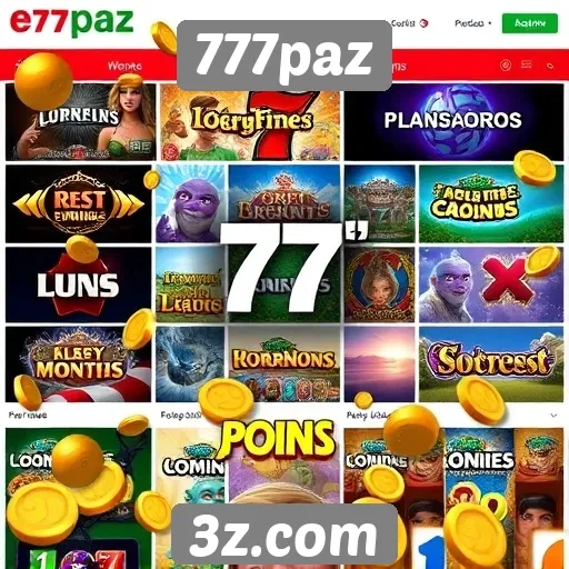 Estudo sobre a variedade de jogos oferecidos pelo 777paz